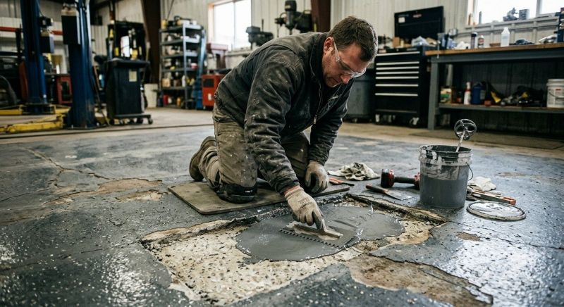 Basement Floor Epoxy Service in Fairfax, VA