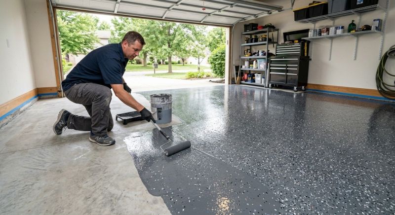 Garage Floor Renovation in Fairfax, VA