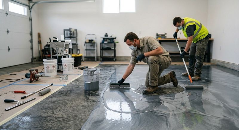 Metallic Epoxy Service in Greensboro, NC